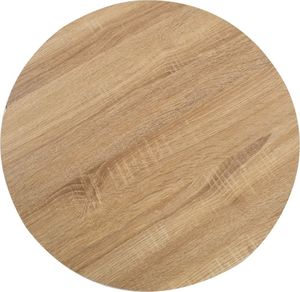 vidaXL Stolik bistro, jasnobrązowy, 60 cm, MDF 2