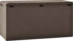 Skrzynia ogrodowa vidaXL 290 l Brąz 2