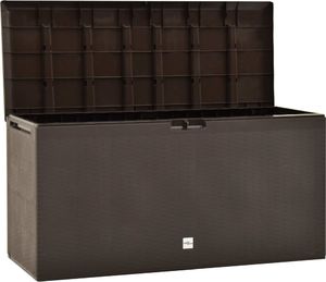 Skrzynia ogrodowa vidaXL 290 l Brąz 5