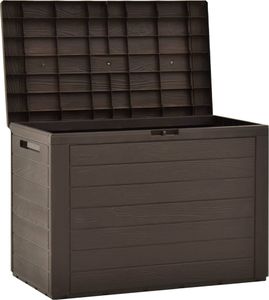 Skrzynia ogrodowa vidaXL 190 l Brąz 5