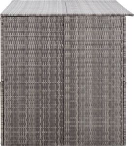 Skrzynia ogrodowa vidaXL 150x100x100 cm Szary 5