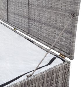 Skrzynia ogrodowa vidaXL 150x100x100 cm Szary 6