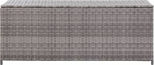Skrzynia ogrodowa vidaXL 150x50x60 cm Szary 2