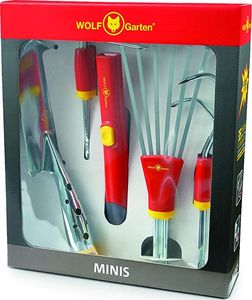 Wolf-Garten WOLF-Garten Mini Set P243, multi-star, garden set (red / silver, 5-piece) 1