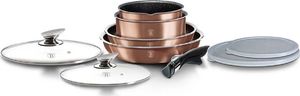 Berlinger Haus KOMPLET GARNKÓW 9-ele CLICK COOK BERLINGER HAUS METALLIC LINE ROSE GOLD BH-6147 3