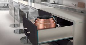 Berlinger Haus KOMPLET GARNKÓW 9-ele CLICK COOK BERLINGER HAUS METALLIC LINE ROSE GOLD BH-6147 5