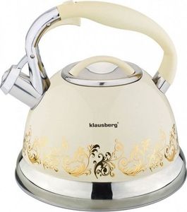 Klausberg CZAJNIK LAKIEROWANY KLAUSBERG 2.8L [KB-7469] KREMOWY 1