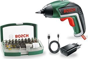 Bosch Bosch IXO cordless screwdriver V Basic, 3,6Volt (green / black, 1.5 Ah Li-Ion battery, 32-pc. Screwdriver bit set) 1