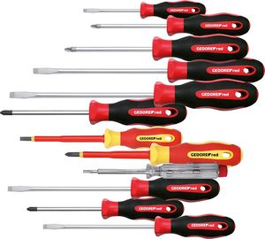 Gedore Gedore Red 2K Screwdriver set XXL, 12 parts (red / black, incl. Phase tester) 1