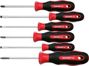Gedore Gedore Red 2K screwdriver set, 6 pieces (red / black) 1
