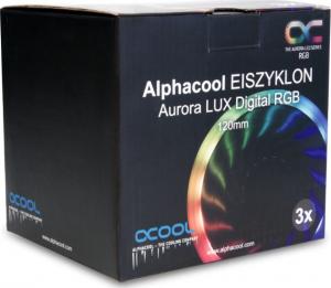 Wentylator Alphacool Eiszyklon Aurora LUX Digital RGB 3-pack + Hub (24804) 8