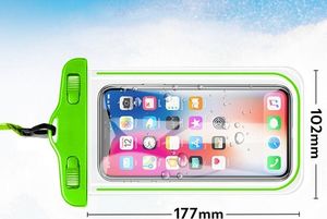 Alogy Etui wodoodporne Alogy wodoszczelne uniwersalne IPX8 do 6.5 Zielone uniwersalny 4