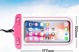 Alogy Etui wodoodporne Alogy wodoszczelne uniwersalne IPX8 do 6.5 Różowe uniwersalny 5