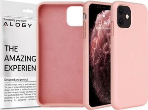 Alogy Etui Alogy Thin Soft Case do Apple iPhone 11 różowe + Szkło Alogy uniwersalny 2