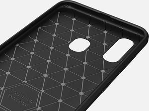 Alogy Etui Alogy Rugged Armor do Samsung Galaxy A40 czarne + Szkło uniwersalny 4