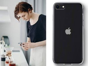 Spigen Etui Spigen Liquid Crystal do Apple iPhone 7/8/SE 2020 Crystal Clear + Szkło Alogy uniwersalny 4