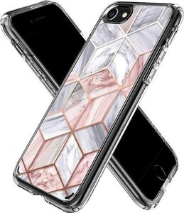 Spigen Etui Spigen Ciel do Apple iPhone 7/8/SE 2020 Cecile Pink Marble + Szkło Alogy uniwersalny 4