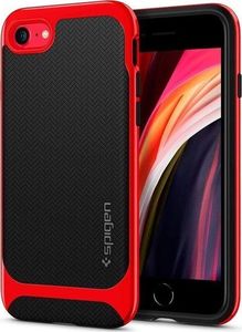 Spigen Etui Spigen Neo Hybrid Herringbone do Apple iPhone 7/8/SE 2020 Dante Red + Szkło Alogy uniwersalny 2