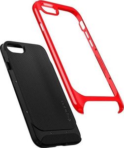 Spigen Etui Spigen Neo Hybrid Herringbone do Apple iPhone 7/8/SE 2020 Dante Red + Szkło Alogy uniwersalny 4