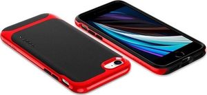 Spigen Etui Spigen Neo Hybrid Herringbone do Apple iPhone 7/8/SE 2020 Dante Red + Szkło Alogy uniwersalny 5