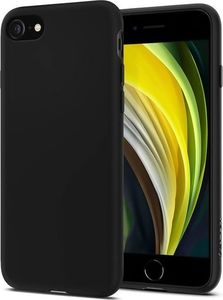 Spigen Etui Spigen Liquid Crystal do Apple iPhone 7/8/SE 2020 Matte Black + Szkło 3mk uniwersalny 2