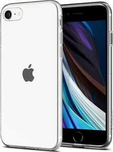 Spigen Etui Spigen Liquid Crystal do Apple iPhone 7/8/SE 2020 Crystal Clear + Szkło 3mk uniwersalny 2
