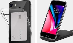 Spigen Etui Spigen Liquid Crystal do Apple iPhone 7/8/SE 2020 Crystal Clear + Szkło 3mk uniwersalny 7