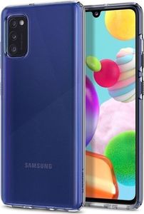Spigen Etui Spigen Liquid Crystal do Samsung Galaxy A41 Crystal Clear + Szkło Alogy uniwersalny 2