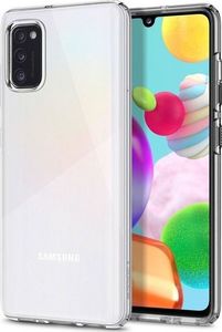 Spigen Etui Spigen Liquid Crystal do Samsung Galaxy A41 Crystal Clear + Szkło Alogy uniwersalny 3