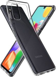 Spigen Etui Spigen Liquid Crystal do Samsung Galaxy A41 Crystal Clear + Szkło Alogy uniwersalny 10