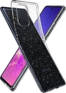Spigen Etui Spigen Liquid Crystal Glitter do Samsung Galaxy S10 Lite Crystal Quartz + Szkło 3mk uniwersalny 3