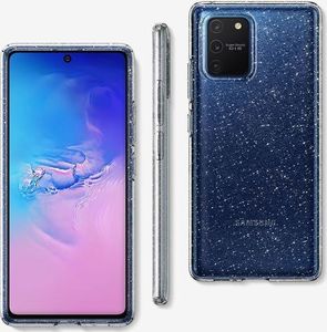 Spigen Etui Spigen Liquid Crystal Glitter do Samsung Galaxy S10 Lite Crystal Quartz + Szkło 3mk uniwersalny 8