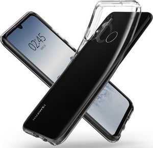 Spigen Etui Spigen Liquid Crystal do Huawei P30 Lite Crystal Clear + Szkło Alogy uniwersalny 3