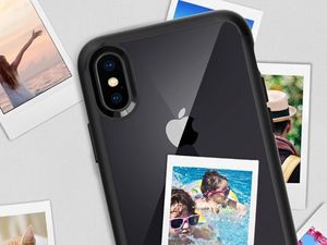 Spigen Etui Spigen Ultra hybrid Apple iPhone X / Xs Matte Black + Szkło Spigen uniwersalny 6