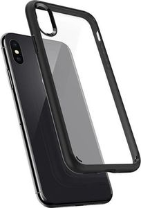 Spigen Etui Spigen Ultra hybrid Apple iPhone X / Xs Matte Black + Szkło Spigen uniwersalny 8