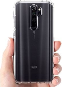 Spigen Etui Spigen Crystal Shell do Xiaomi Redmi Note 8 Pro Crystal Clear + Szkło Alogy uniwersalny 2