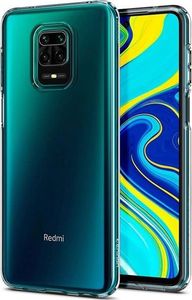 Spigen Etui Spigen Liquid Crystal do Redmi Note 9S/ Pro/ Pro Max Clear + Szkło Alogy Full uniwersalny 2