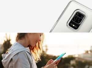 Spigen Etui Spigen Liquid Crystal do Redmi Note 9S/ Pro/ Pro Max Clear + Szkło Alogy Full uniwersalny 5