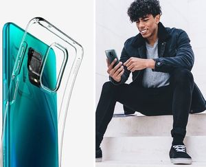 Spigen Etui Spigen Liquid Crystal do Redmi Note 9S/ Pro/ Pro Max Clear + Szkło Alogy Full uniwersalny 6