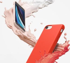 Ringke Etui Ringke Air S do Apple iPhone 7/8/SE 2020 Red + Szkło Alogy uniwersalny 4
