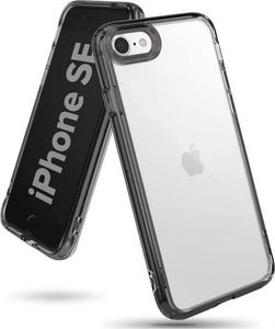 Ringke Etui Ringke Fusion do Apple iPhone 7/8/SE 2020 Smoke Black + Szkło Alogy uniwersalny 2