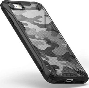 Ringke Etui Ringke Fusion X do Apple iPhone 7/8/SE 2020 Camo Black + Szkło Alogy uniwersalny 4