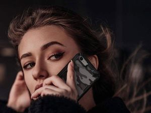 Ringke Etui Ringke Fusion X do Apple iPhone 7/8/SE 2020 Camo Black + Szkło Alogy uniwersalny 7