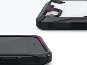 Ringke Etui Ringke Fusion X do Apple iPhone 7/8/SE 2020 Black + Szkło Alogy uniwersalny 5