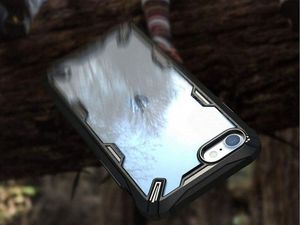 Ringke Etui Ringke Fusion X do Apple iPhone 7/8/SE 2020 Black + Szkło Alogy uniwersalny 6