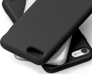 Ringke Etui Ringke Air S do Apple iPhone 7/8/SE 2020 Black + Szkło Alogy uniwersalny 3