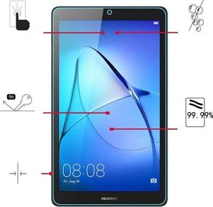 4kom.pl Szkło hartowane 9H 2.5D do Huawei MediaPad T3 7.0 BG2-W09 uniwersalny 2