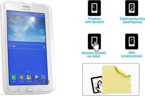 4kom.pl Folia ochronna na ekran Samsung Galaxy Tab 3 LITE T113 + ściereczka uniwersalny 1