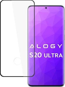 Alogy Szkło Alogy Full Glue do Samsung Galaxy S20 Ultra Czarne + 2x Szkło Alogy na obiektyw uniwersalny 2