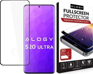 Alogy Szkło Alogy Full Glue do Samsung Galaxy S20 Ultra Czarne + 2x Szkło Alogy na obiektyw uniwersalny 3